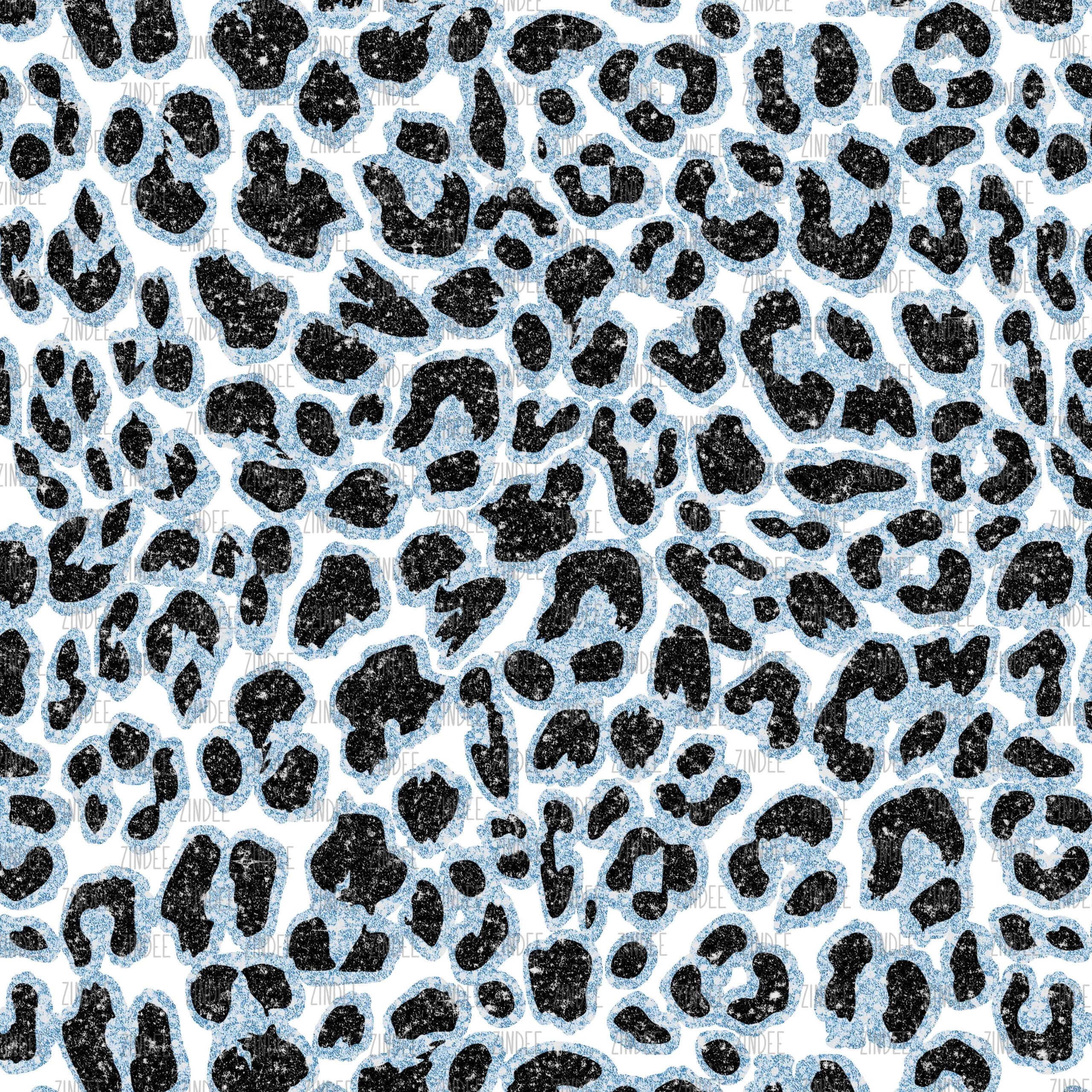 Blue and Black Glitter Leopard (vinyl) – Acrylic Blanks, Stickers, Printed  Vinyl, Glitter and more!