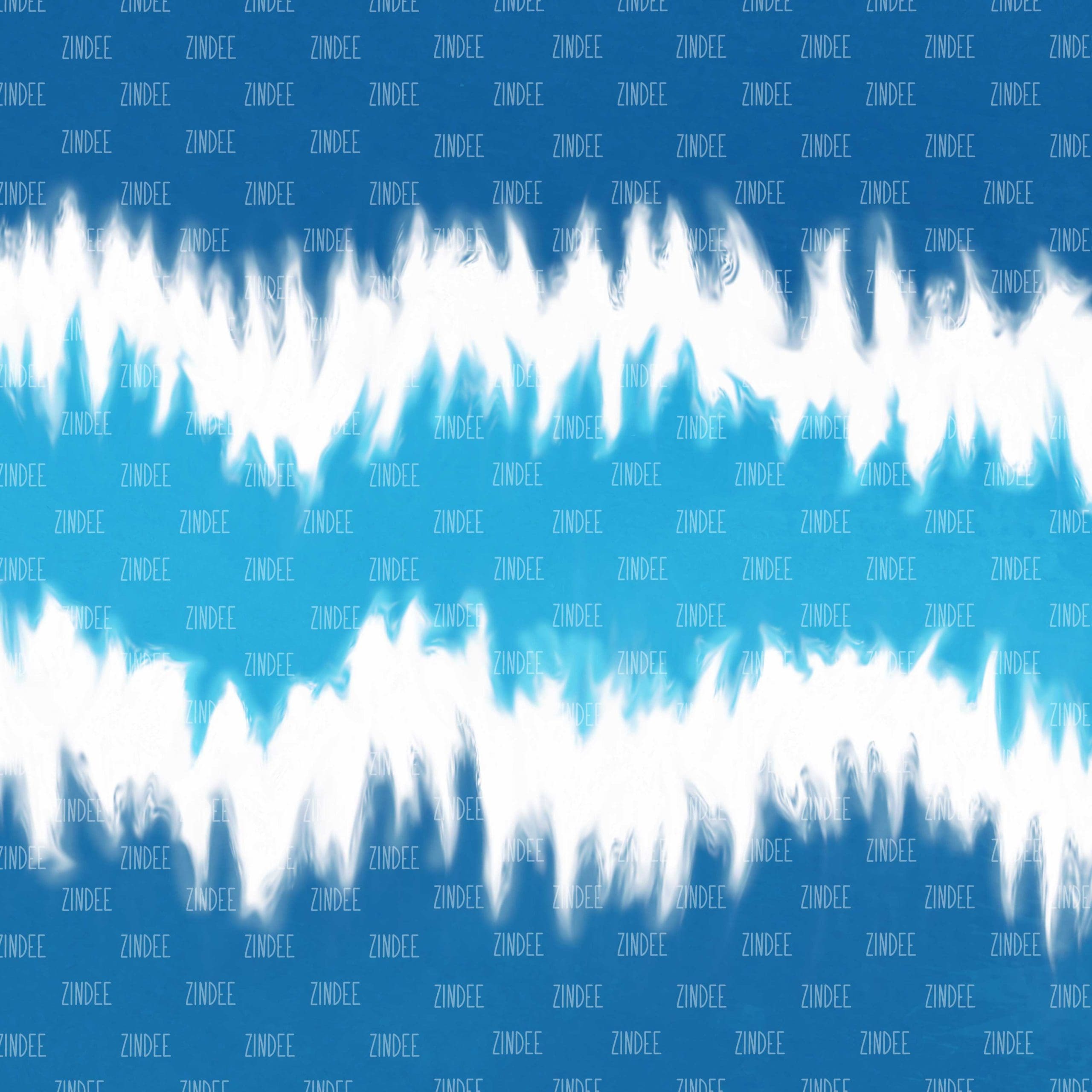 Blue And Turquoise Tie Dye (digital paper)