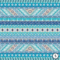 Blue Aztec Tribal (vinyl) - Image 6