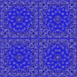 Blue Bandana seamless (vinyl)