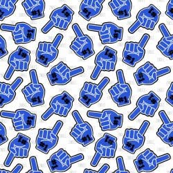 Blue Foam Finger (vinyl)