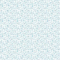 Sketch Hearts Blue seamless (digital paper)