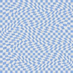 Blue Trippy Checkerboard (digital paper)