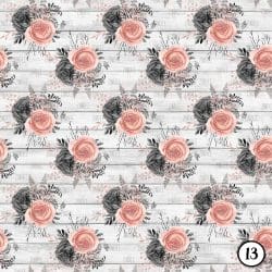 Blush and Charcoal Floral (vinyl) - Image 14