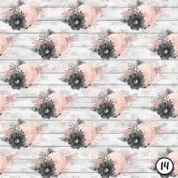 Blush and Charcoal Floral (vinyl) - Image 15