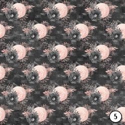 Blush and Charcoal Floral (vinyl) - Image 6