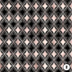 Blush and Charcoal Floral (vinyl) - Image 9