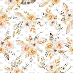 Boho Floral seamless (digital paper)