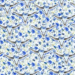 Boho Longhorn seamless (digital paper)