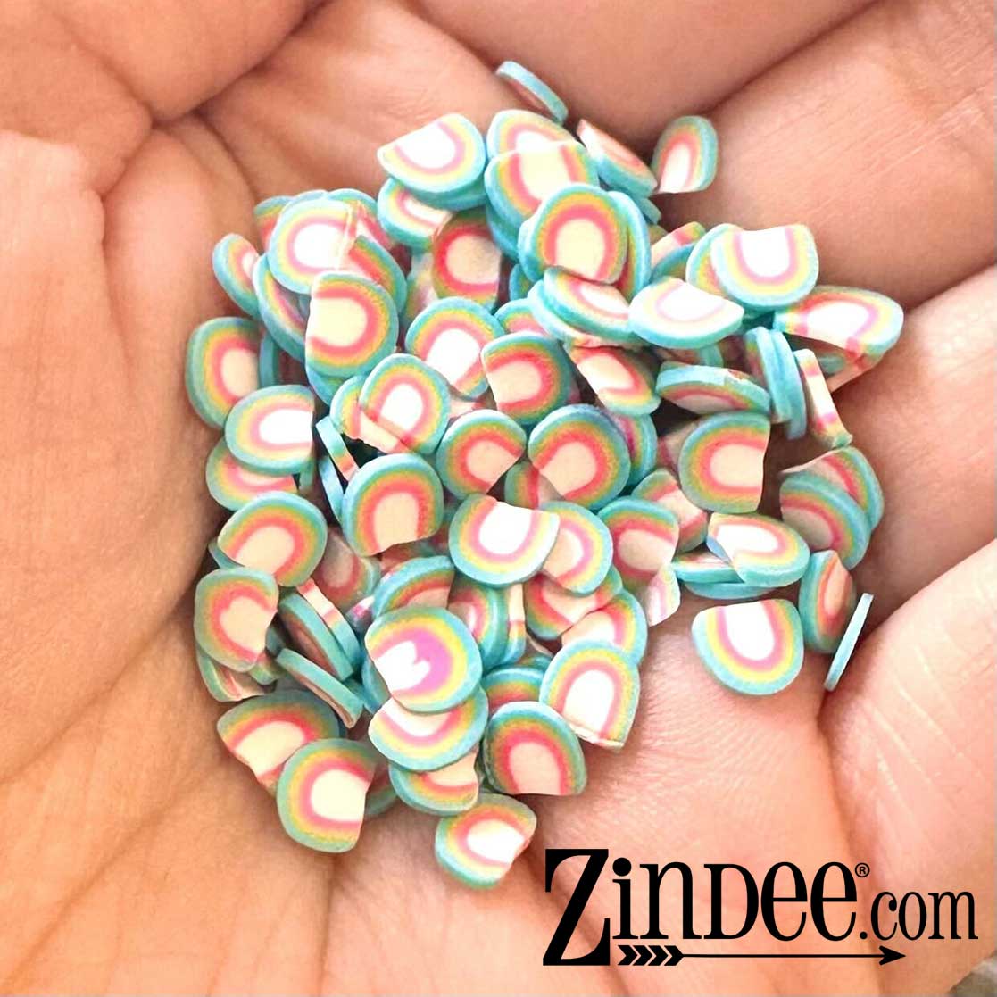 Alternative view of Boho Rainbow Polymer Clay