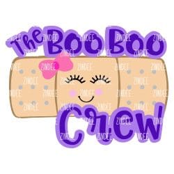 Boo Boo Crew Sublimation Transfer