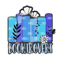 Booktrovert – Acrylic Badge Reel Blank (2") No Hole | Optional Sticker or UV DTF