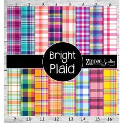 Bright Plaid Patterns (vinyl)