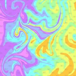 Swirls Bright Rainbow (vinyl)
