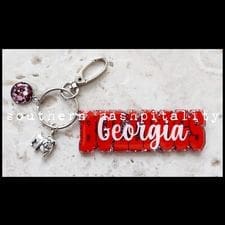 Bulldogs (word) Acrylic Blank- Sticker- UV DTF (3 inch) - Image 3