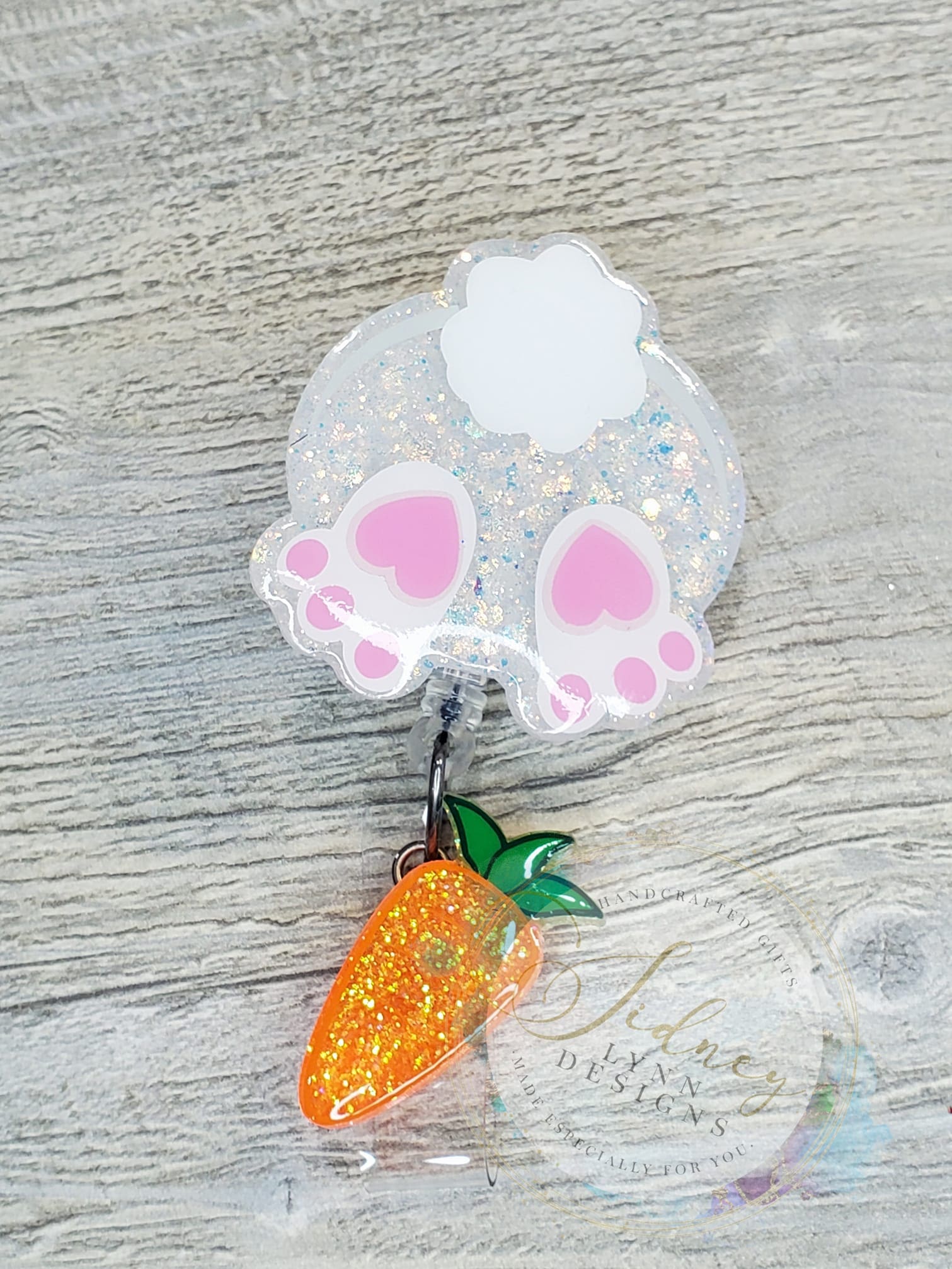 Bunny Butt Acrylic Blank- Sticker- UV DTF (2 inch) NO HOLE - Image 5