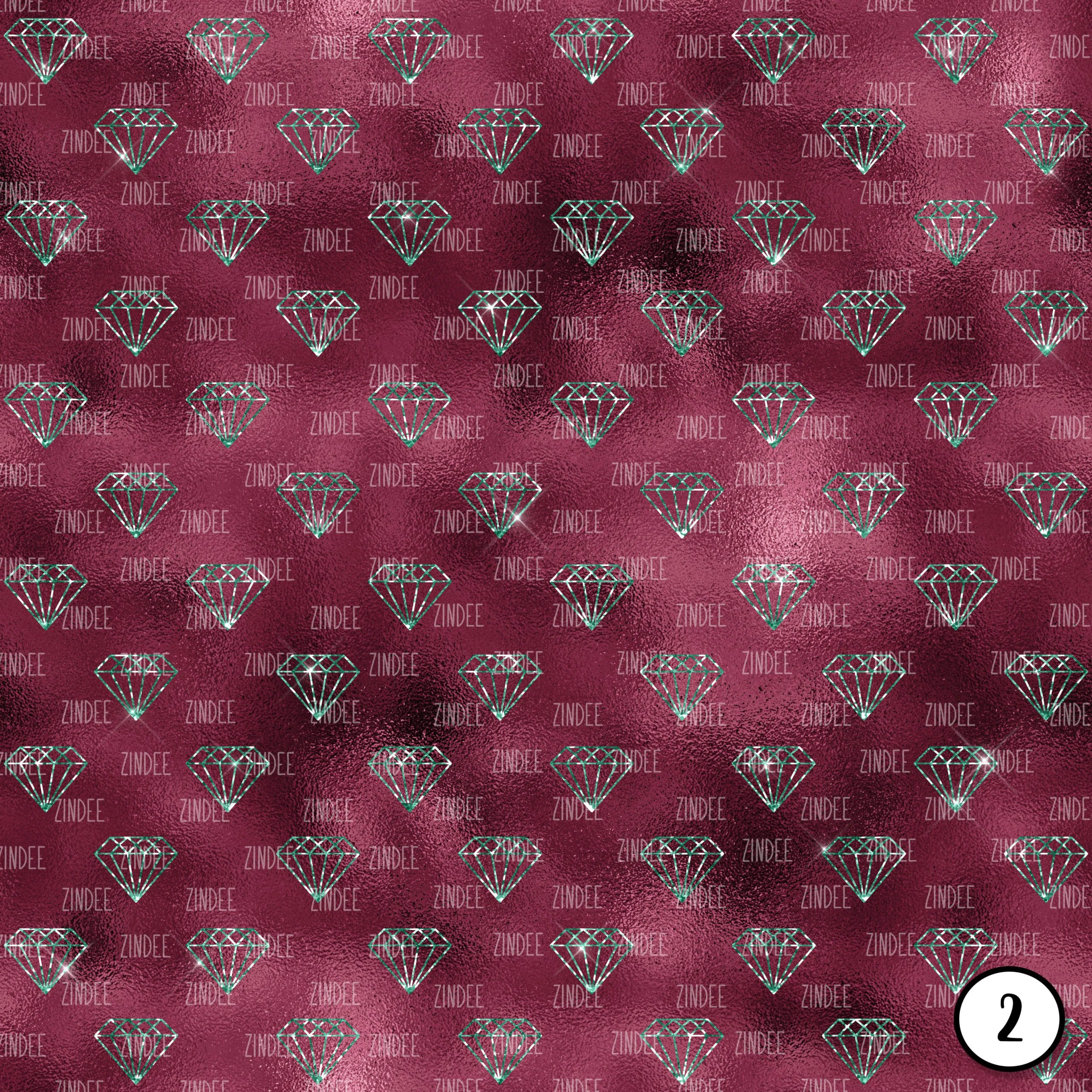Burgundy and Teal Glam (vinyl) - Image 3