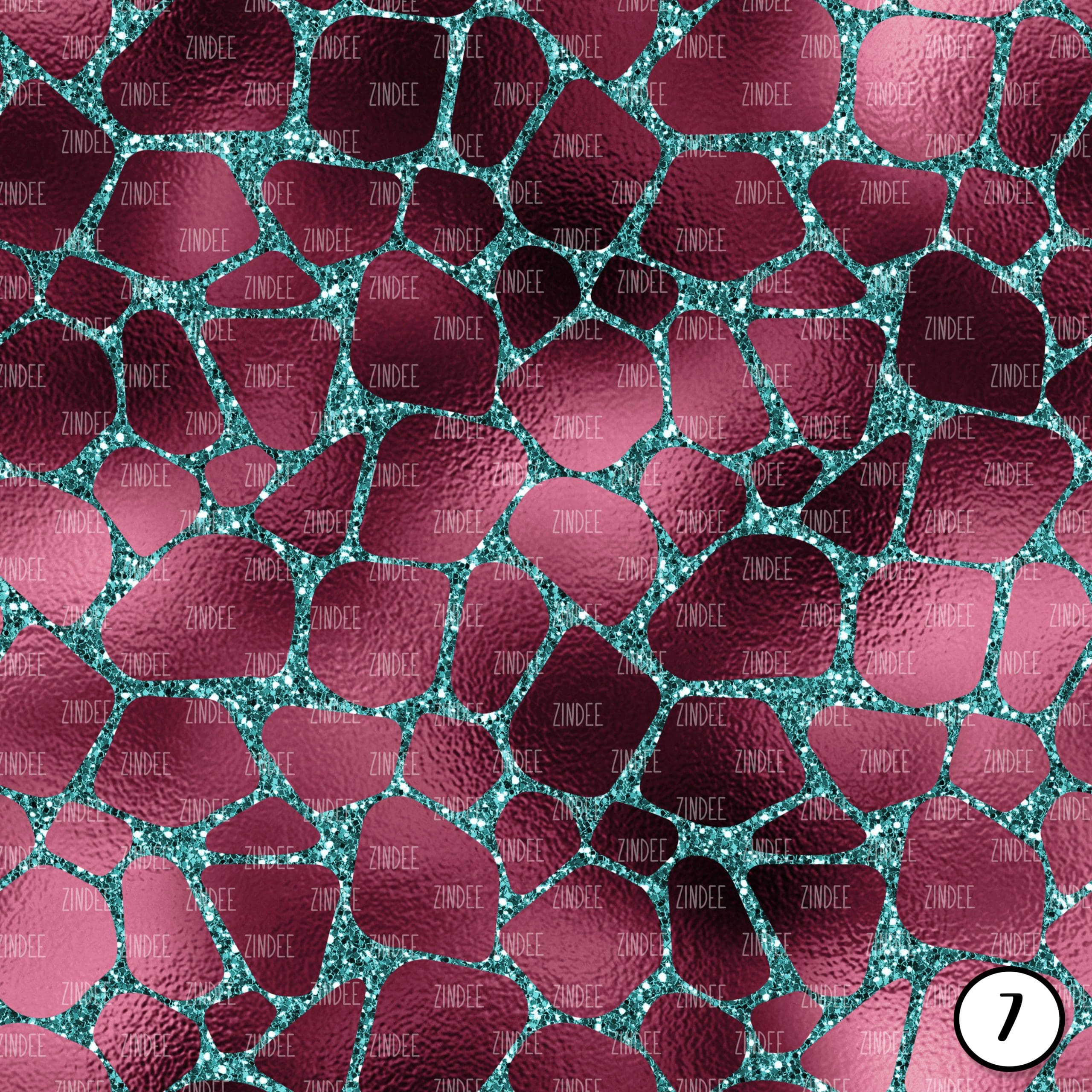 Burgundy and Teal Glam (vinyl) - Image 8