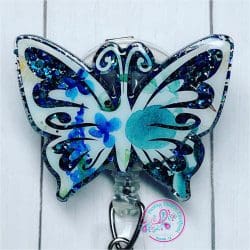 Butterfly – Acrylic Badge Reel Blank (2") No Hole | Optional Sticker or UV DTF - Image 5