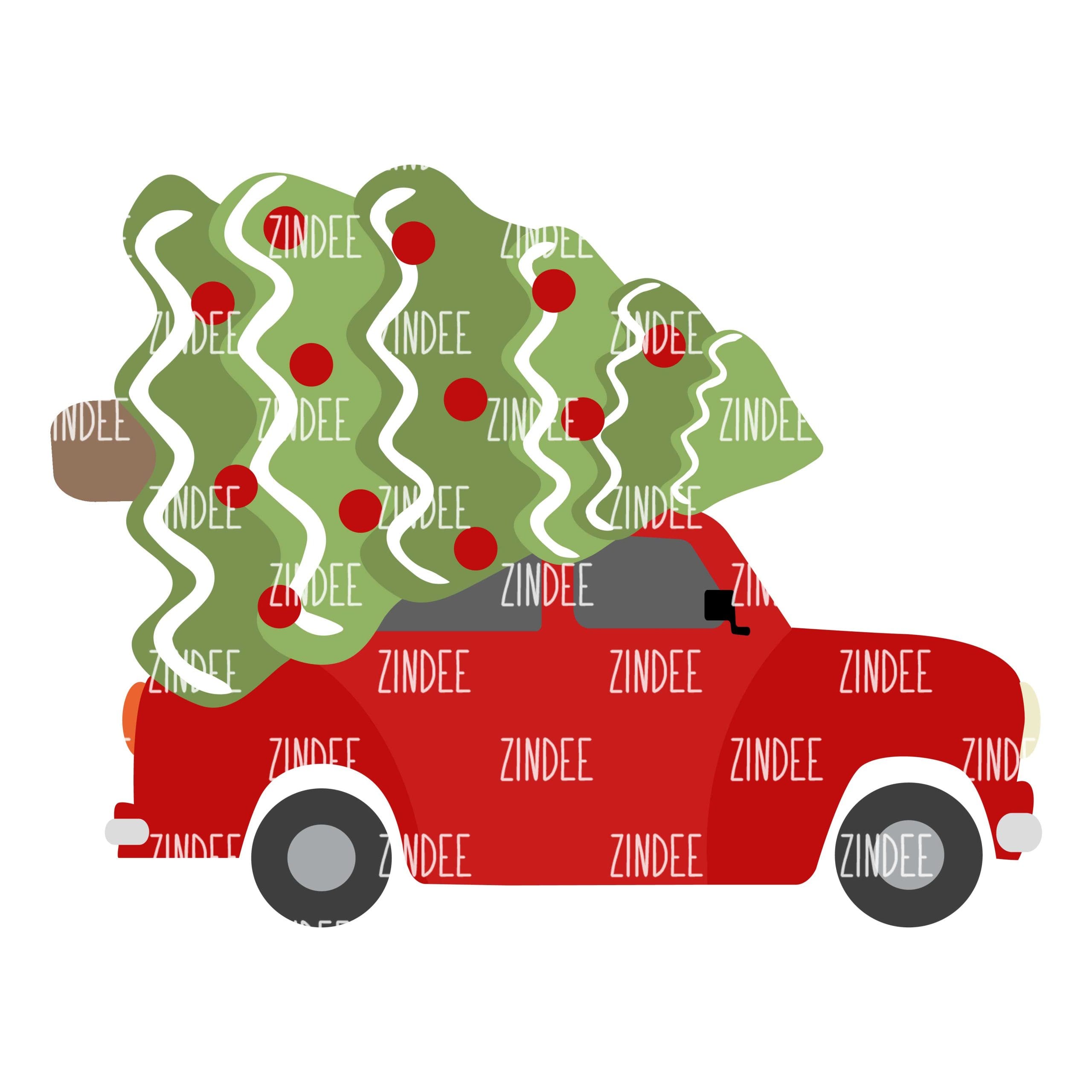 Car With Tree (Sublimation Transfer)