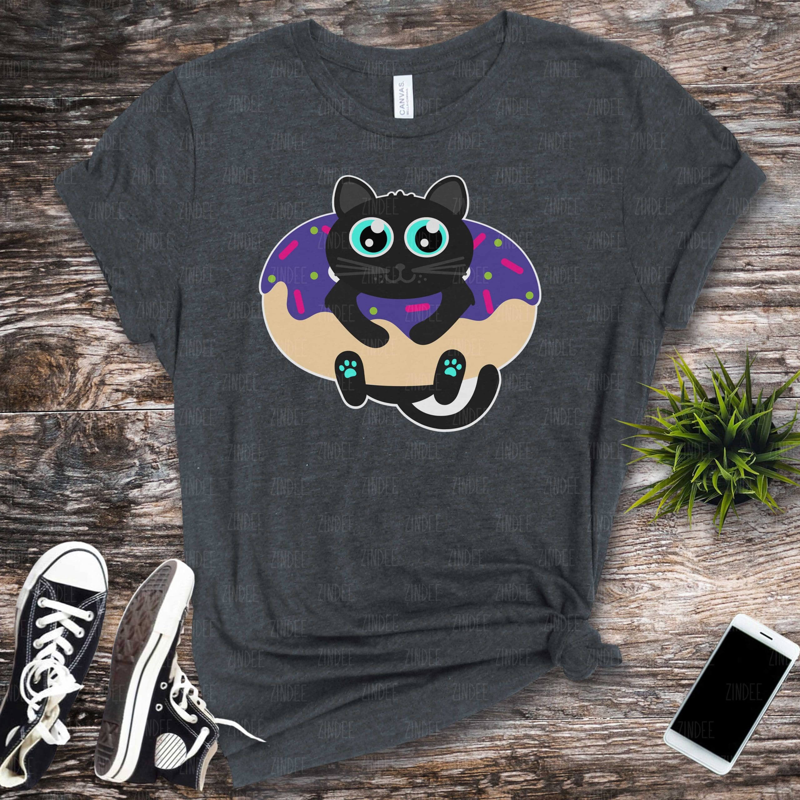 Cat Donut (HTV ready to press)