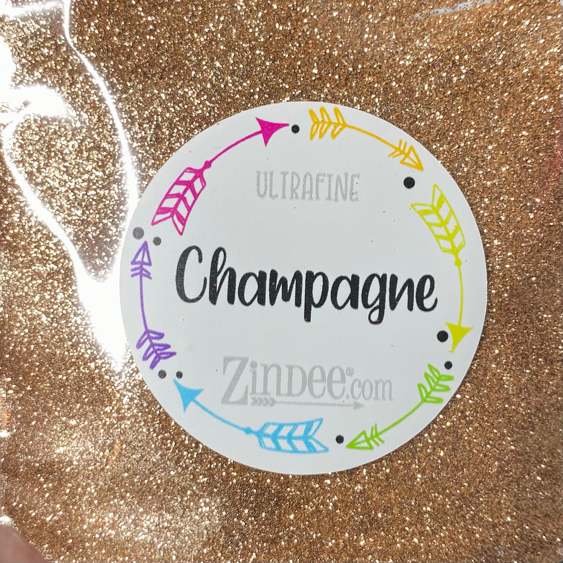 Champagne UltraFine Polyester Glitter (BAG)
