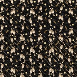 Champagne Toast Black seamless (vinyl)