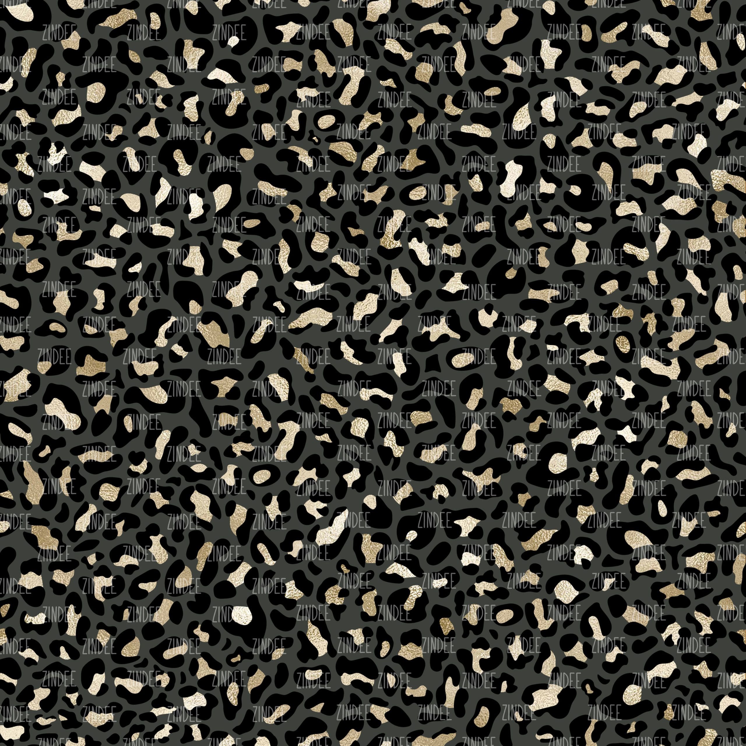 Cheetah Glam Charcoal seamless (digital paper)