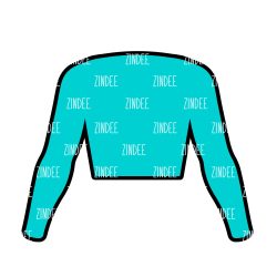 Cheer Top Acrylic Blank- Sticker- UV DTF (3 inch)