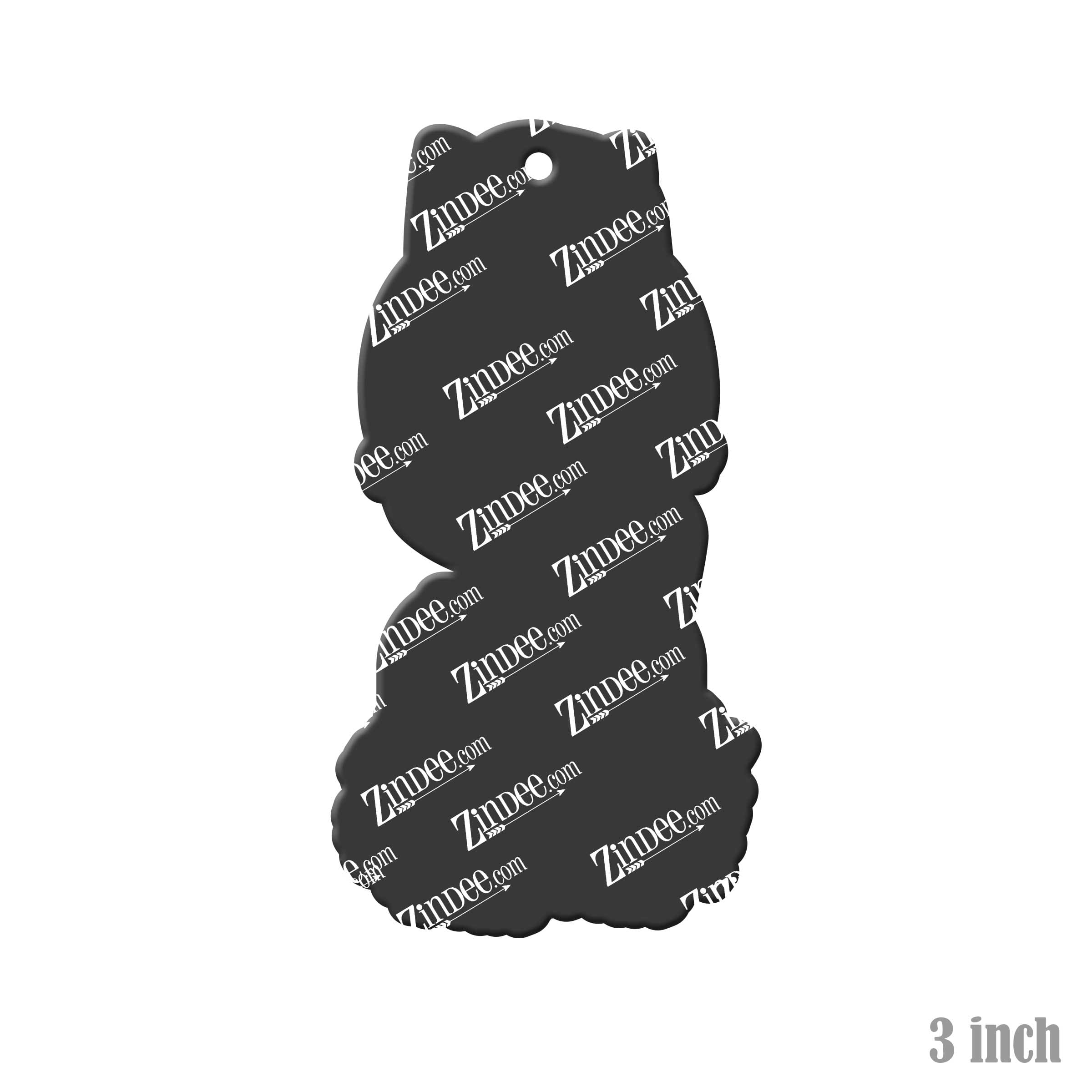 Alternative view of Cheerleader Acrylic Blank- Sticker- UV DTF (3 inch)