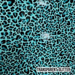 Cheetah Glam Teal seamless (vinyl) - Image 2