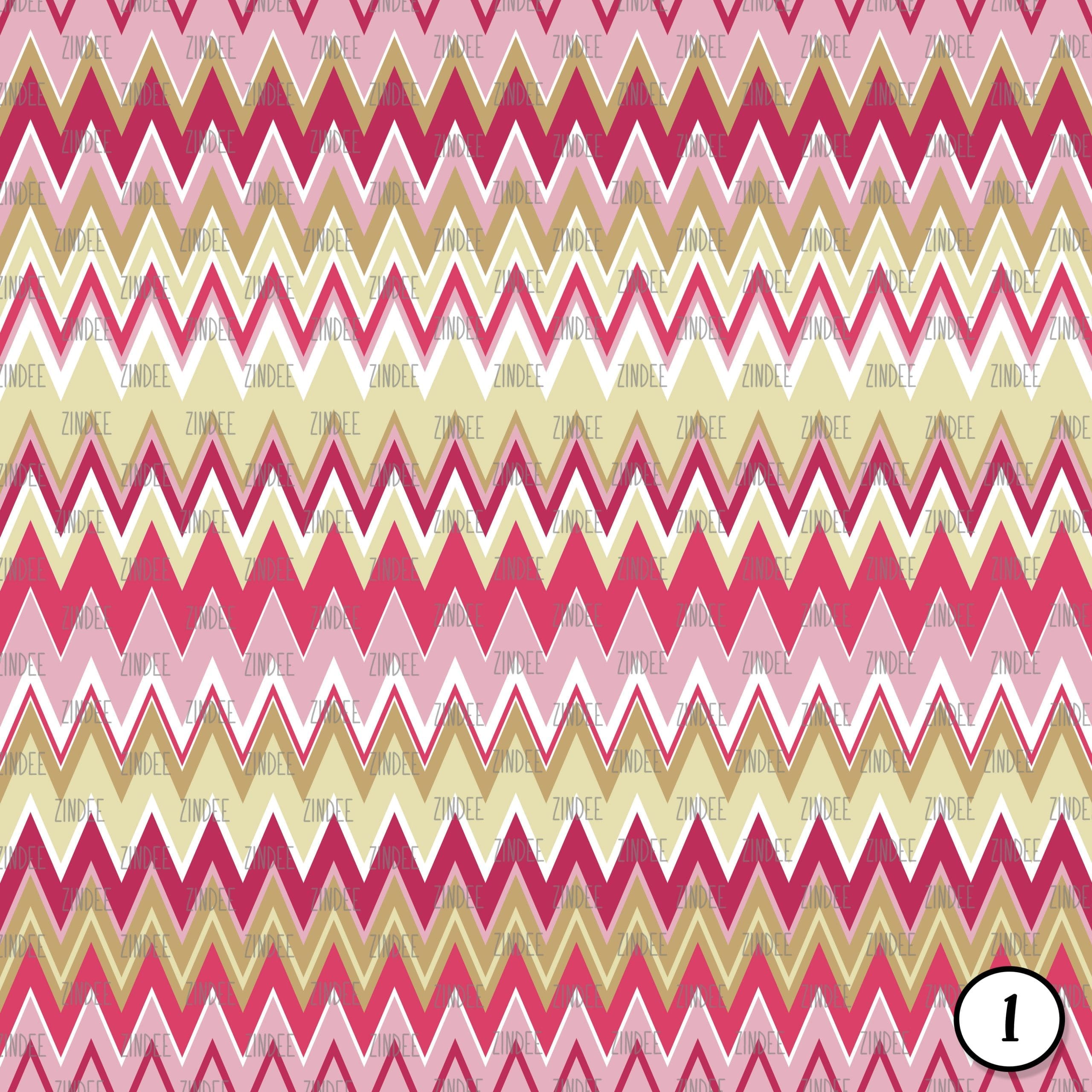 Alternative view of Chevron Pink Tan (vinyl)