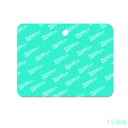 Alternative view of Chocolate Acrylic Blank- Sticker- UV DTF (1.5 inch)