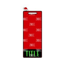 Alternative view of Christmas Badge Buddy Vertical (Extended-Version) (lightweight acrylic)