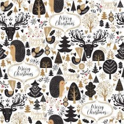Christmas Critters seamless (vinyl)