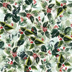 Christmas Holly Berries seamless (vinyl)