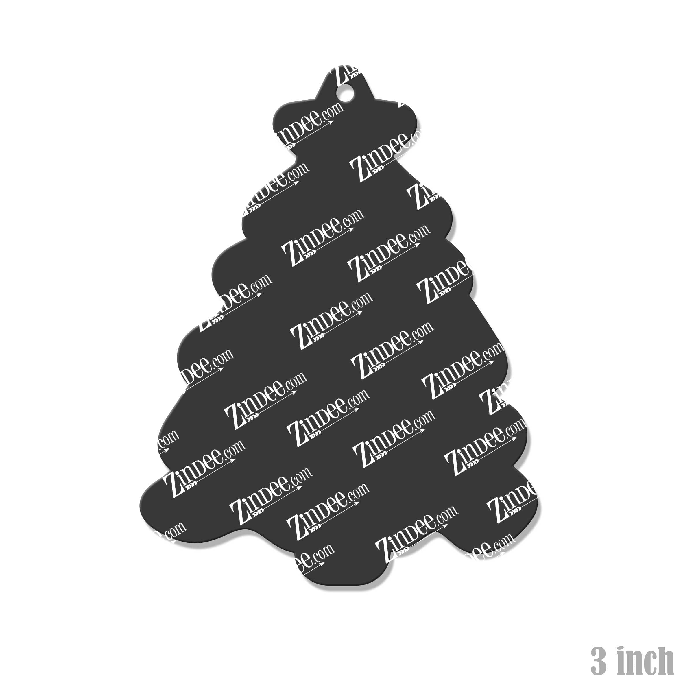 Christmas Tree Cookie (GREEN) Acrylic Blank- Sticker- UV DTF (3 inch) - Image 2