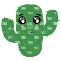 Chunky Cactus Sublimation Transfer