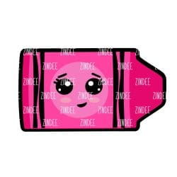 Alternative view of Chunky Crayon 2.5 inch (lightweight acrylic) 2 Holes