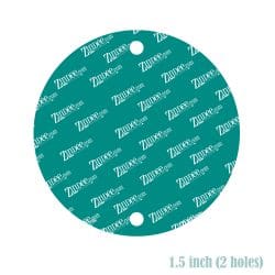 Circle acrylic blank (1.5 inch) 2 holes 10 pack