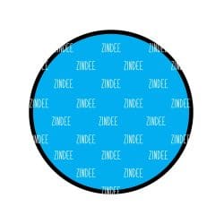 Alternative view of Circle – Acrylic Keychain Blank (2") | Optional Sticker or UV DTF