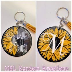 Circle – Acrylic Keychain Blank (3") | Optional Sticker or UV DTF - Image 20