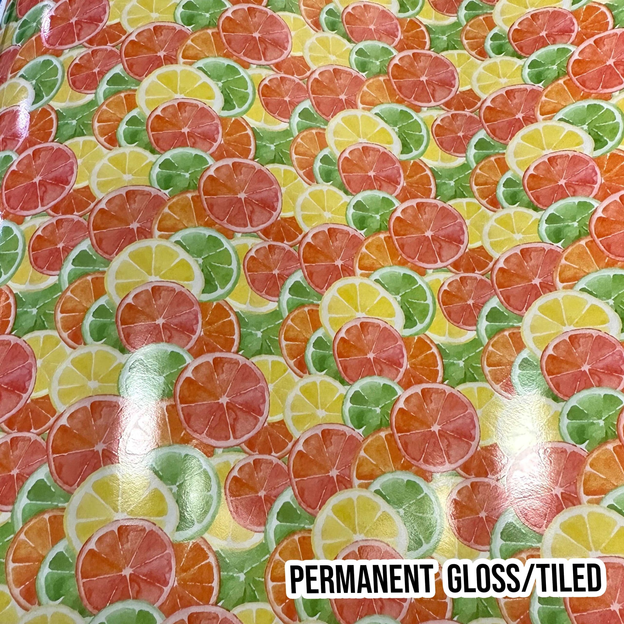 Alternative view of Citrus Slices seamless (vinyl)