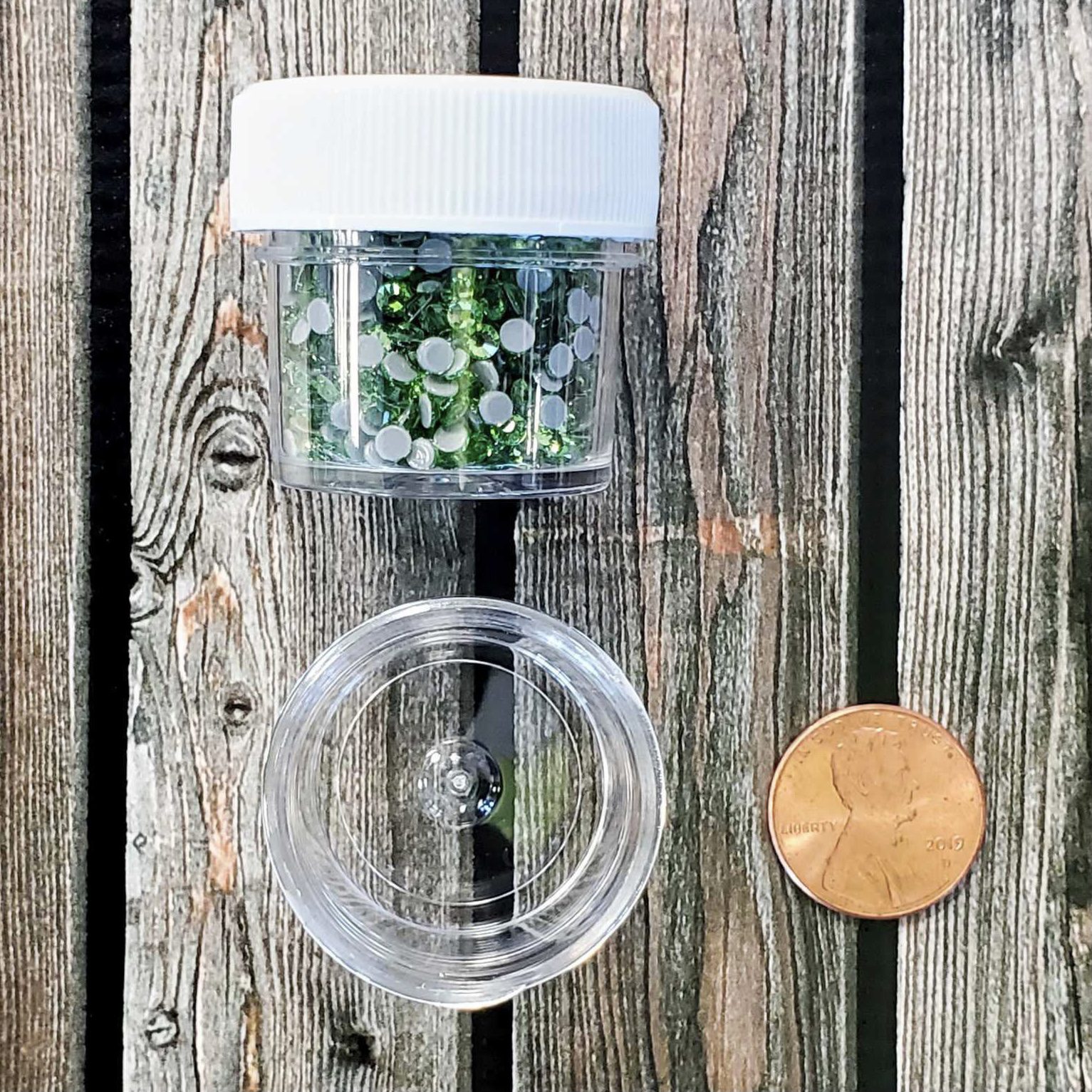 Clear Plastic Jars (1/2 oz)