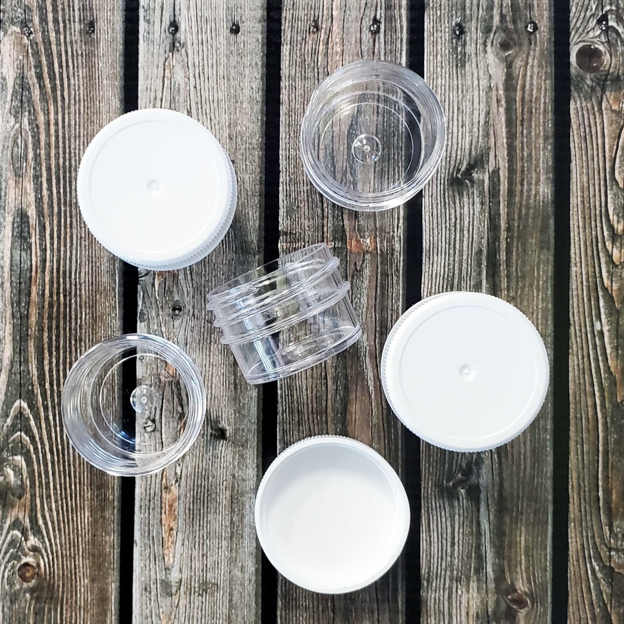 Alternative view of Clear Plastic Jars (1/4 oz)