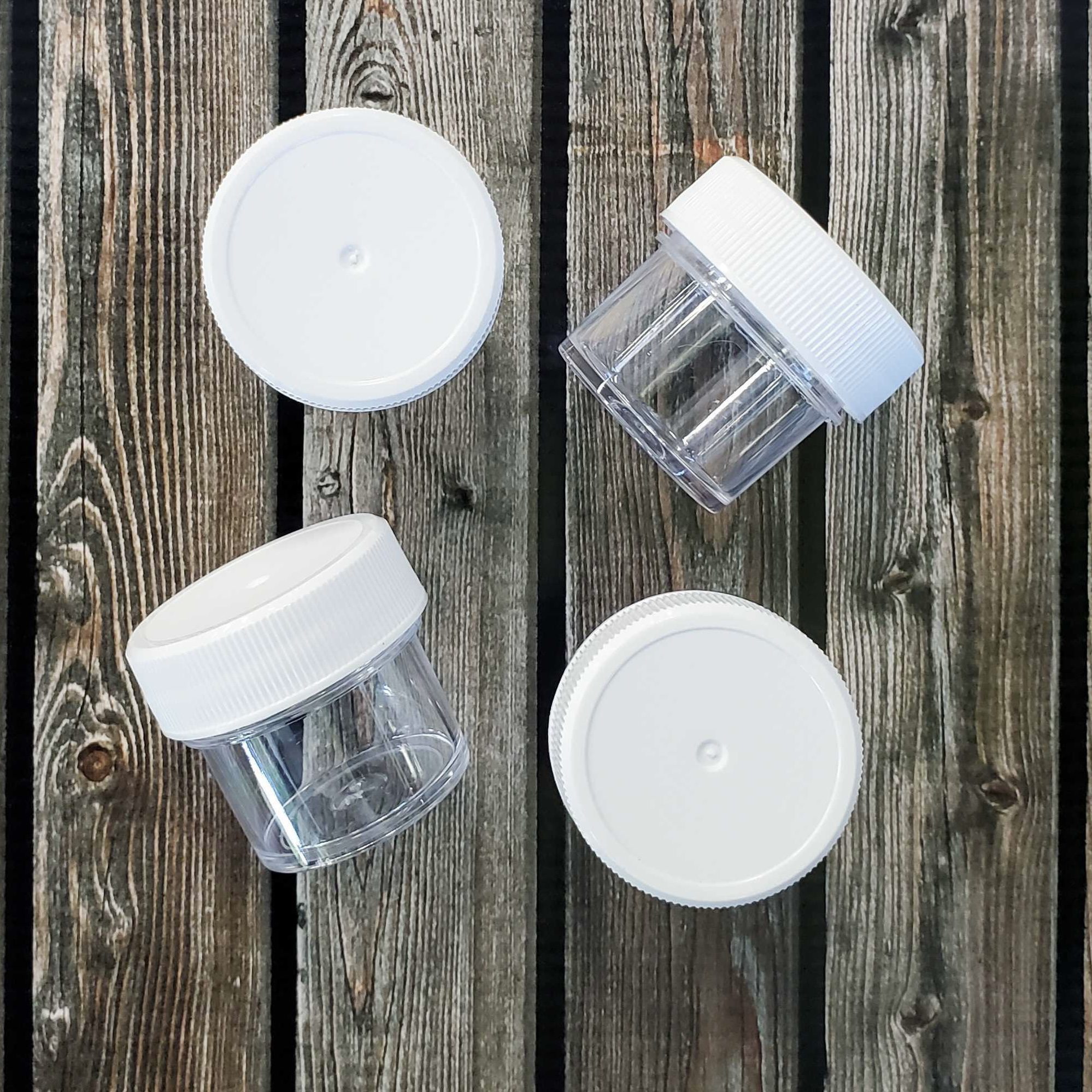 Alternative view of Clear Plastic Jars (1/2 oz)