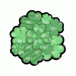 Clover Patch – Acrylic Keychain Blank (2.5") | Optional Sticker or UV DTF