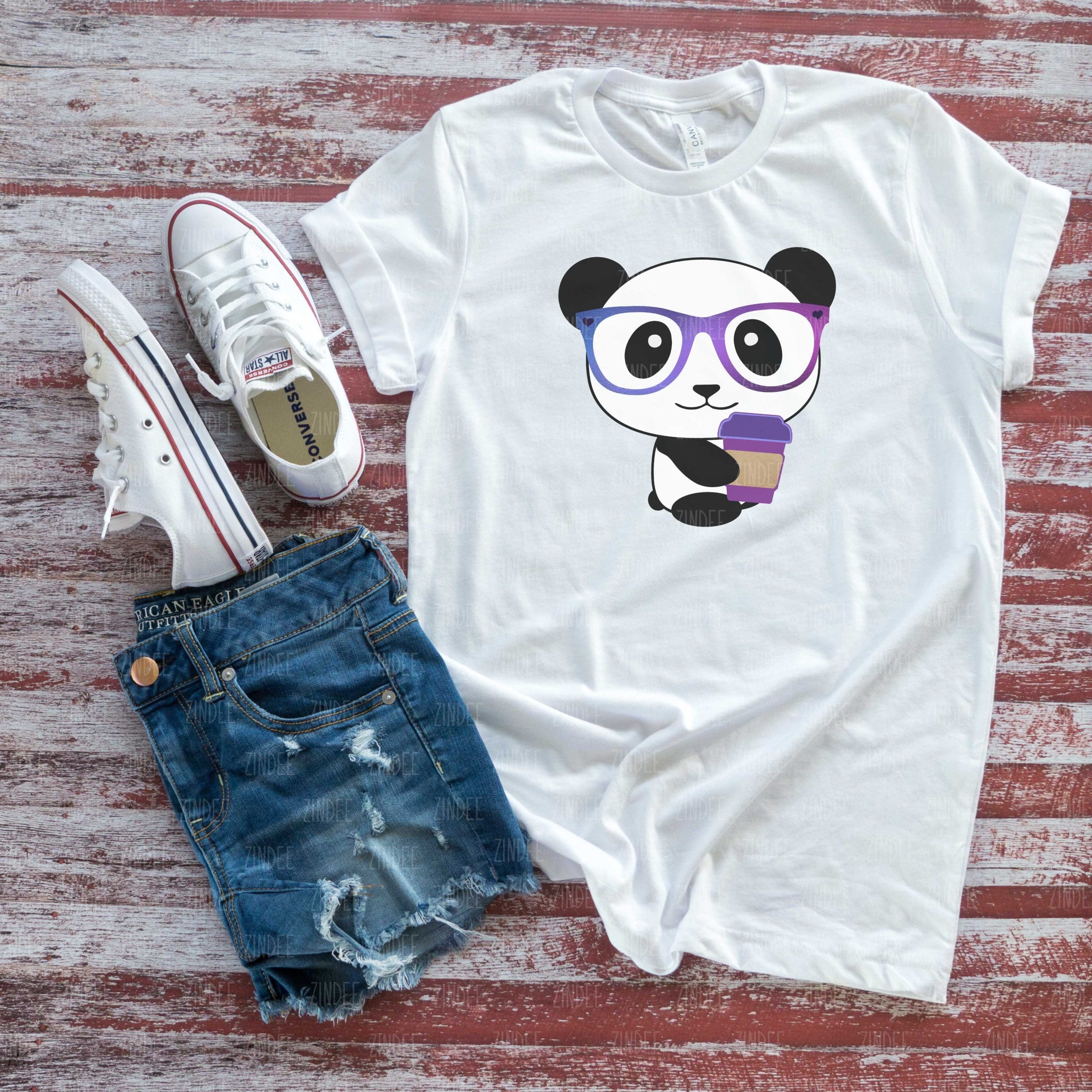 Coffee Panda (HTV ready to press)