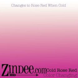 Clear Cold Rose Red Color Changing Adhesive Vinyl