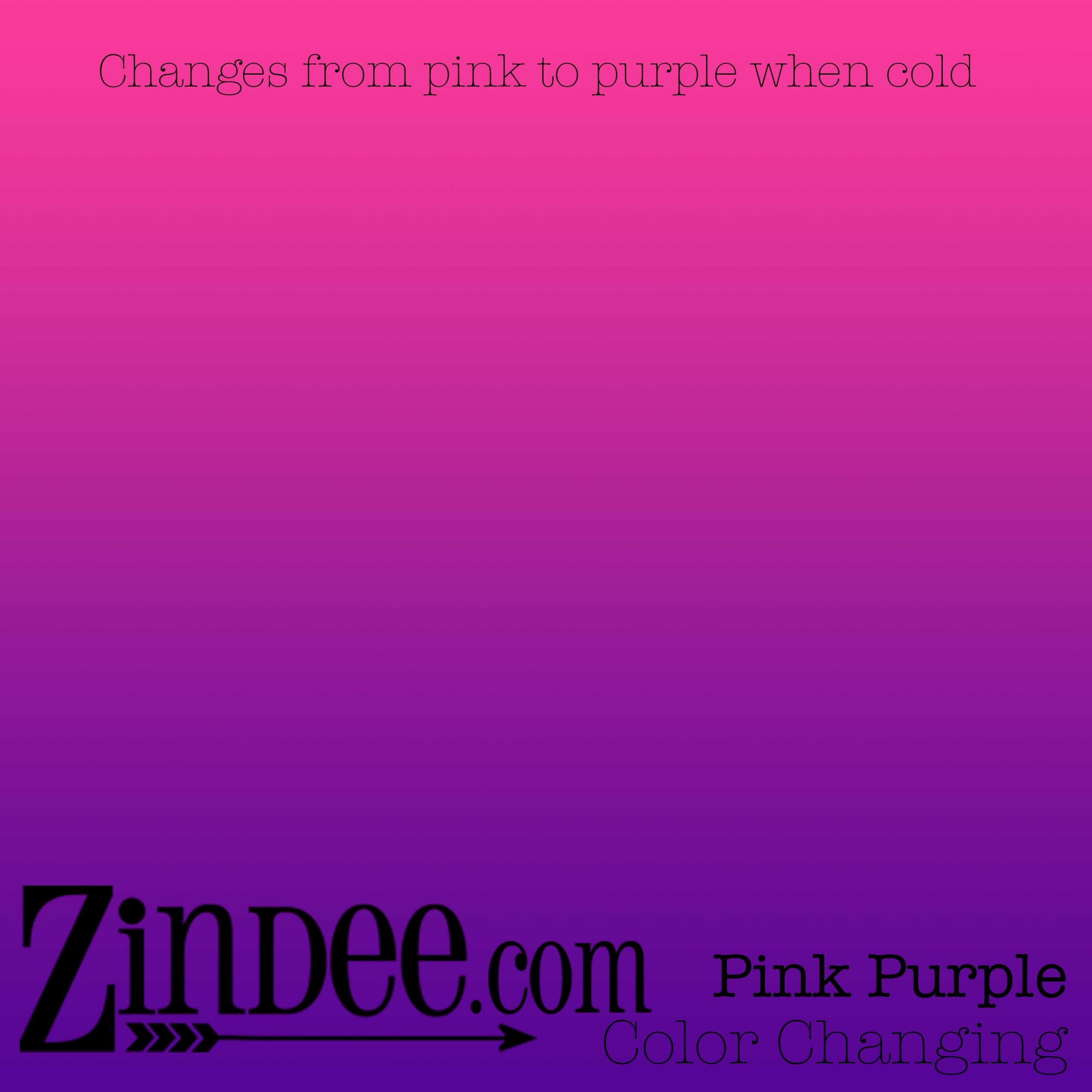 Pink Purple Color Changing Adhesive Vinyl –